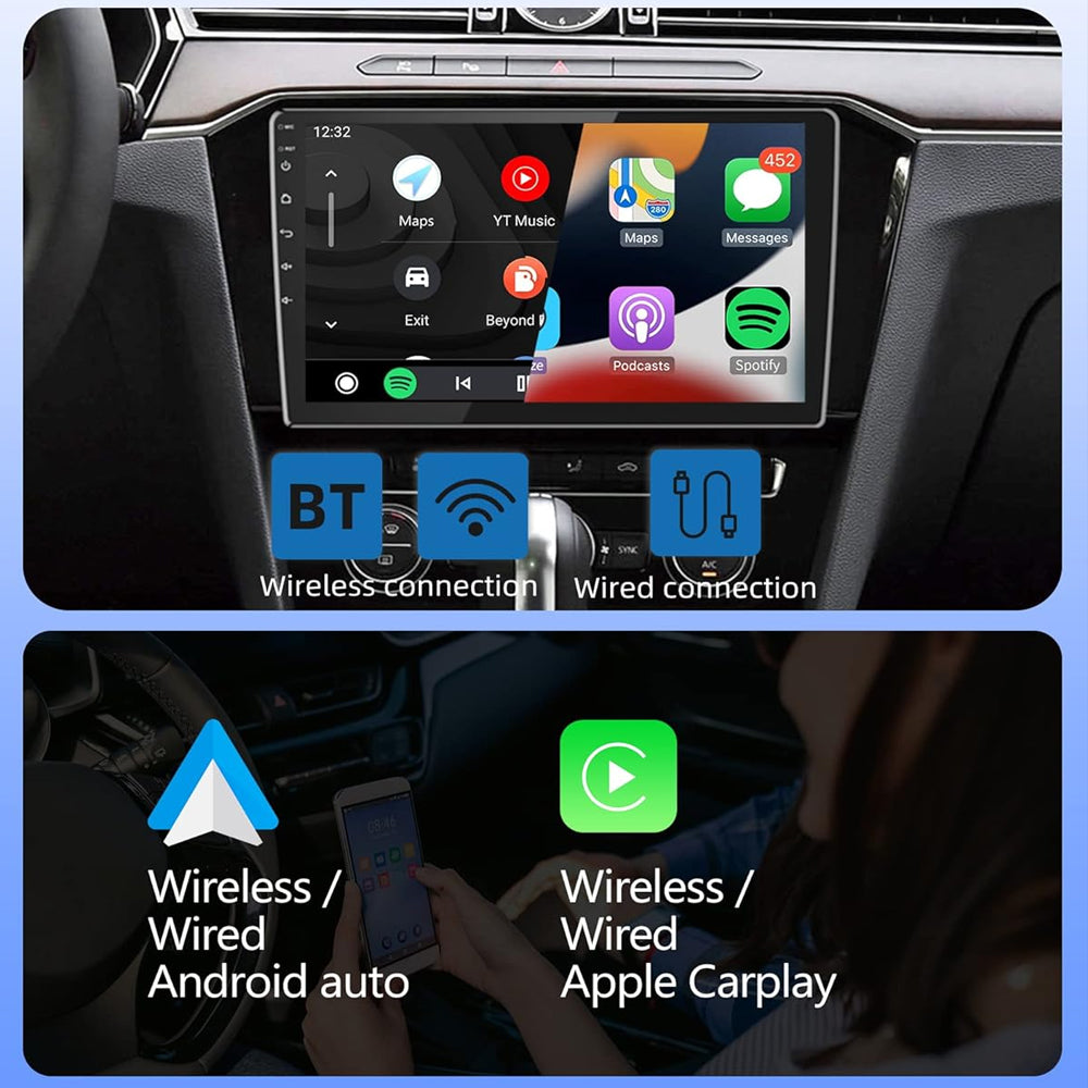 For 2012 - 2017 Ford Focus CarPlay Android Auto