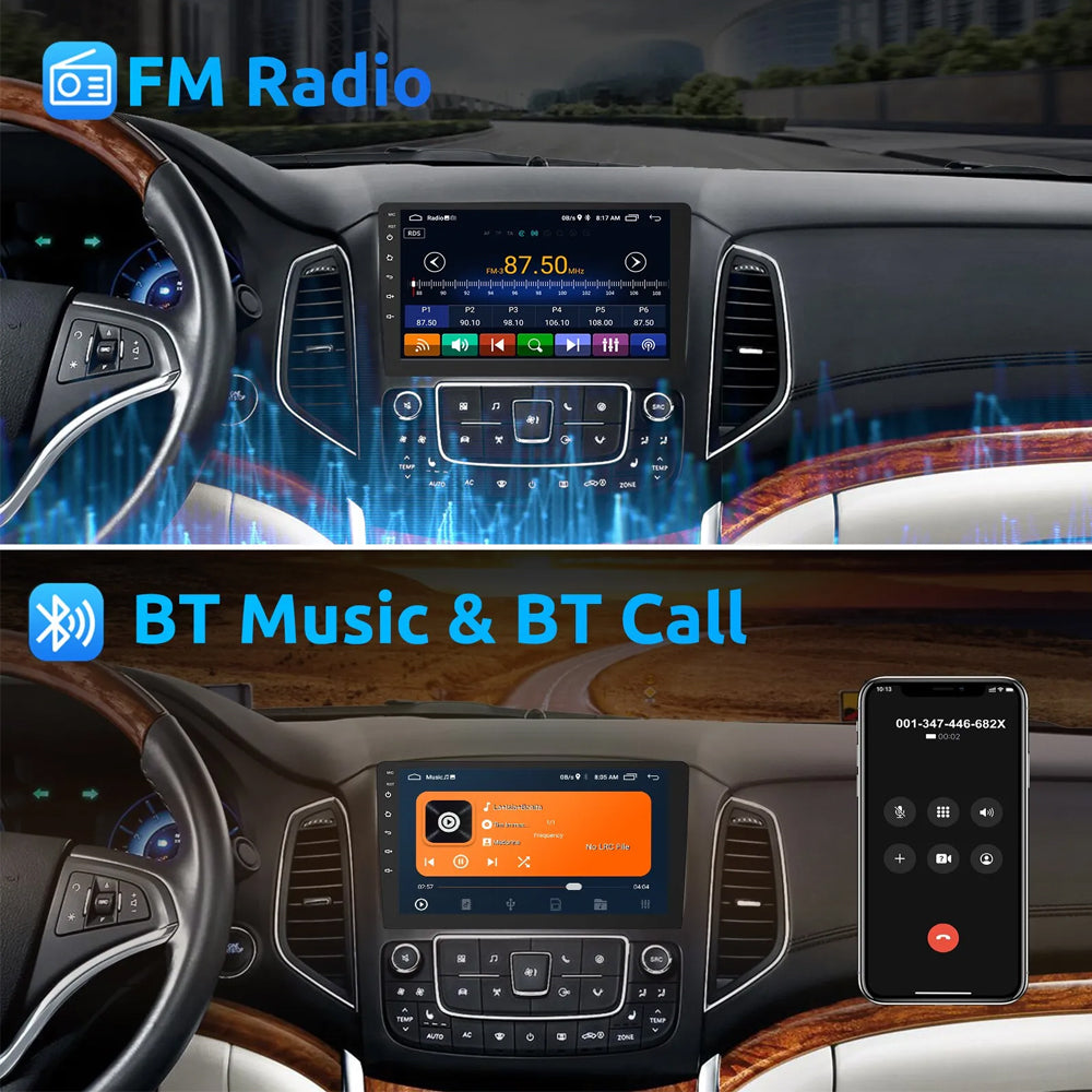 For 2012 - 2017 Ford Focus CarPlay Android Auto