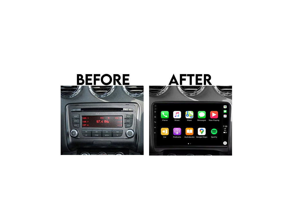 For 2000 - 2014 Audi A3 CarPlay Android Auto Stereo