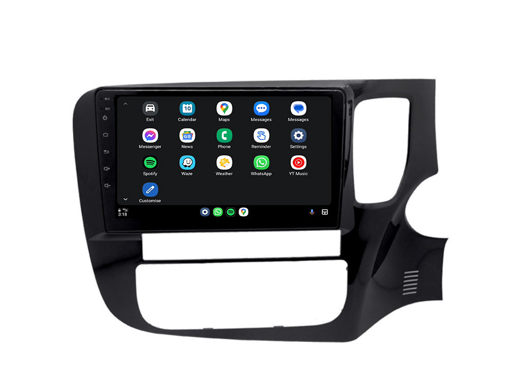 For 2014 - 2021 Mitsubishi Outlander CarPlay Android Auto