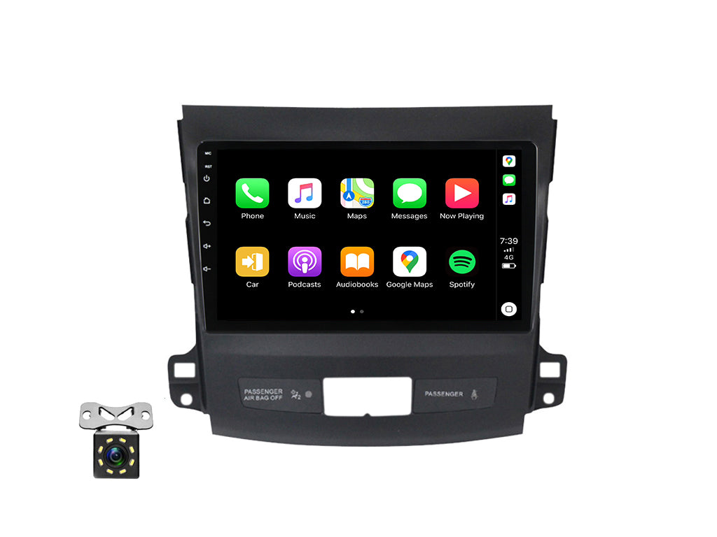 For 2005 - 2012 Mitsubishi Outlander CarPlay Android Auto