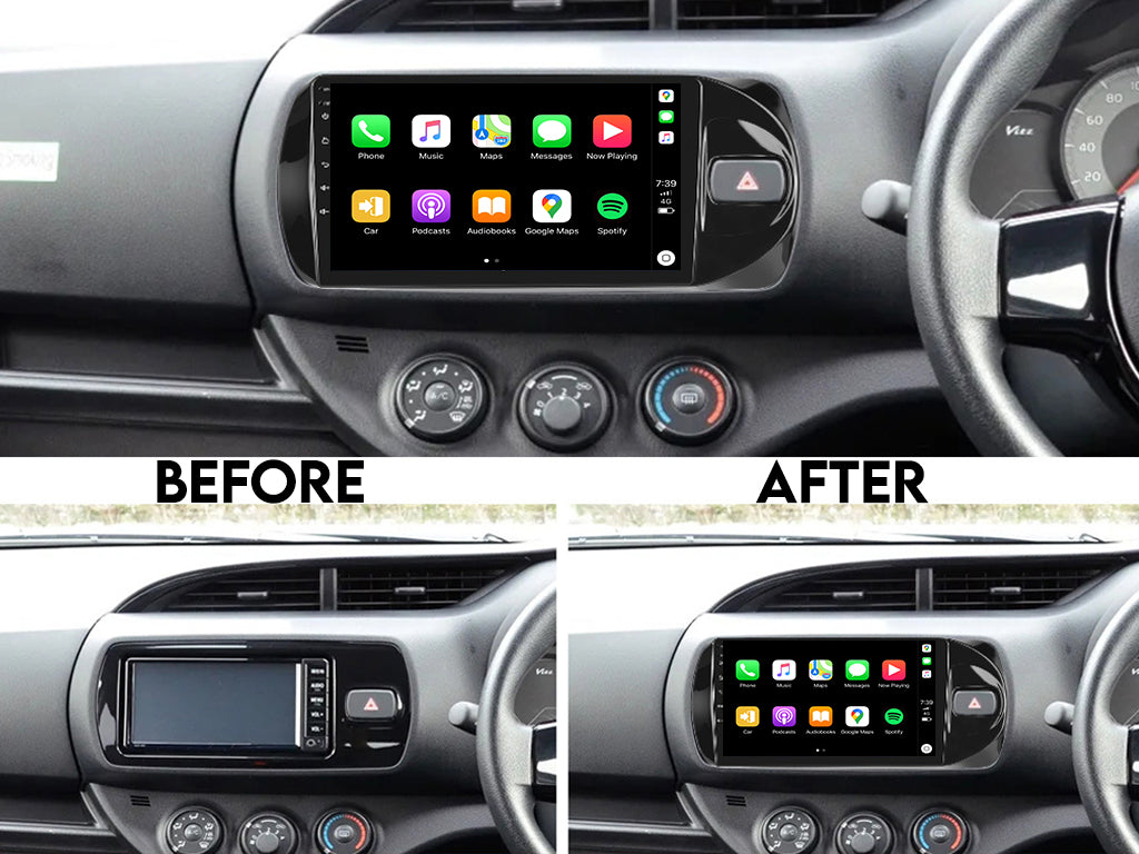 For 2013 - 2020 Toyota VITZ/Yaris CarPlay Android Auto Stereo