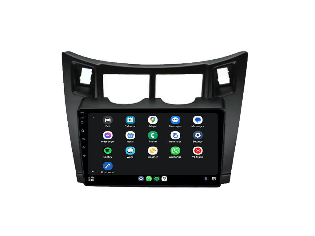 For 2005 - 2012 Toyota VITZ/Yaris/Platz CarPlay Android Auto Stereo