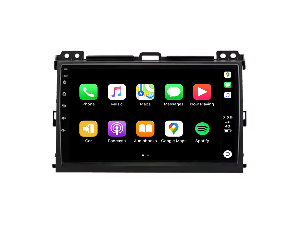 For 2004 - 2009 Toyota Land Cruiser Prado CarPlay Android Auto Stereo