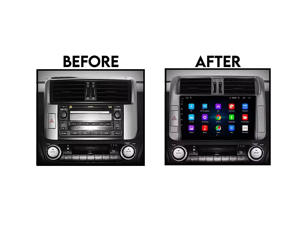 For 2014 - 2018 Land Cruiser Prado CarPlay Android Auto Stereo