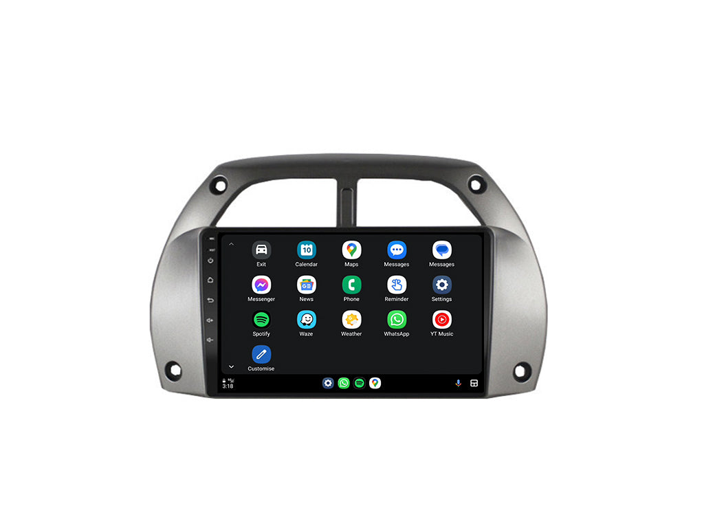 For 2000 - 2005 Toyota RAV4 CarPlay Android Auto Stereo