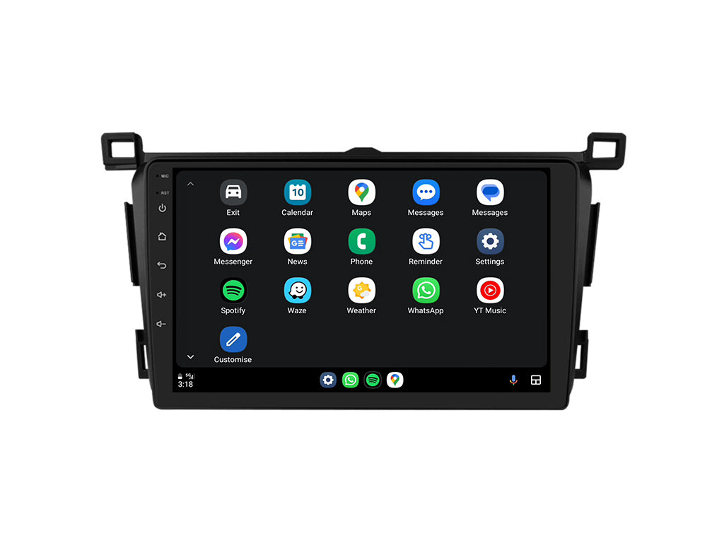 For 2013 - 2017 Toyota RAV4CarPlay Android Auto Stereo