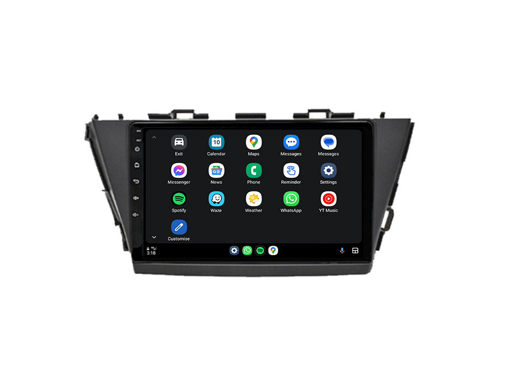 For 2012 - 2017 Toyota Prius Alpha V CarPlay Android Auto Stereo