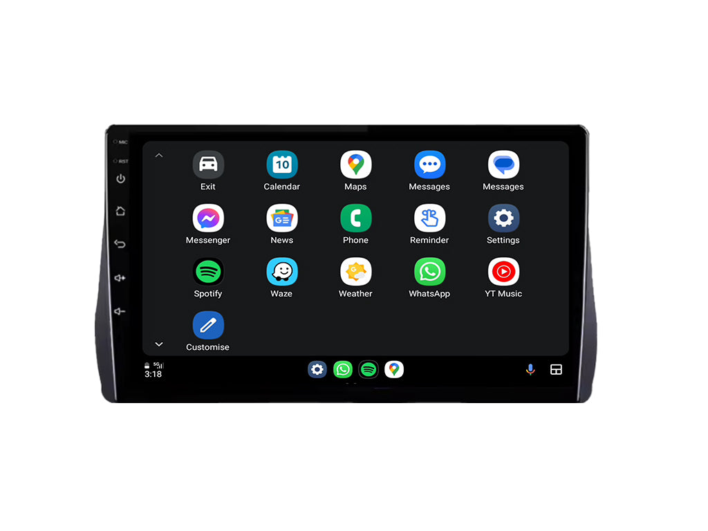 For Toyota Wish 2009 - 2017 Android Car Stereo Wireless CarPlay Android Auto