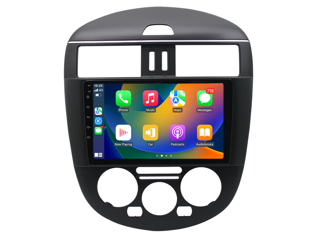 For Nissan Tiida 2011 9" CarPlay Android Auto Headunit