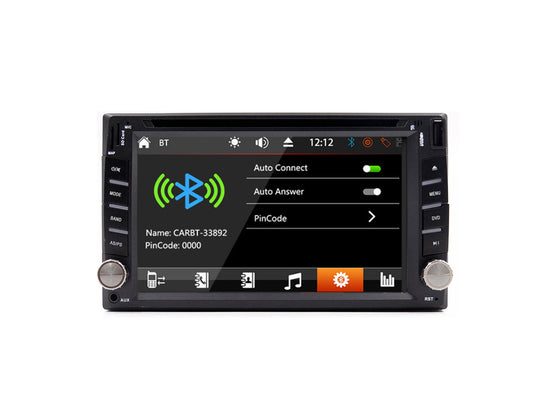 6.2" Universal Car Bluetooth CD DVD Player