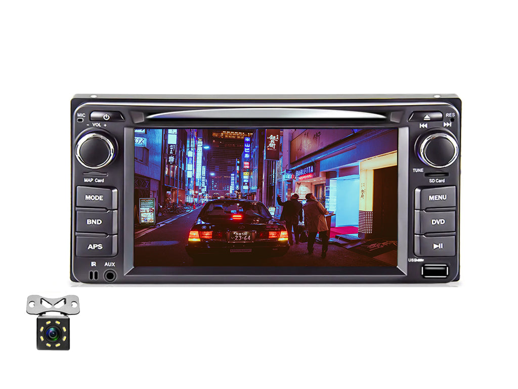 6.2" For Toyota Size Bluetooth CD DVD Player