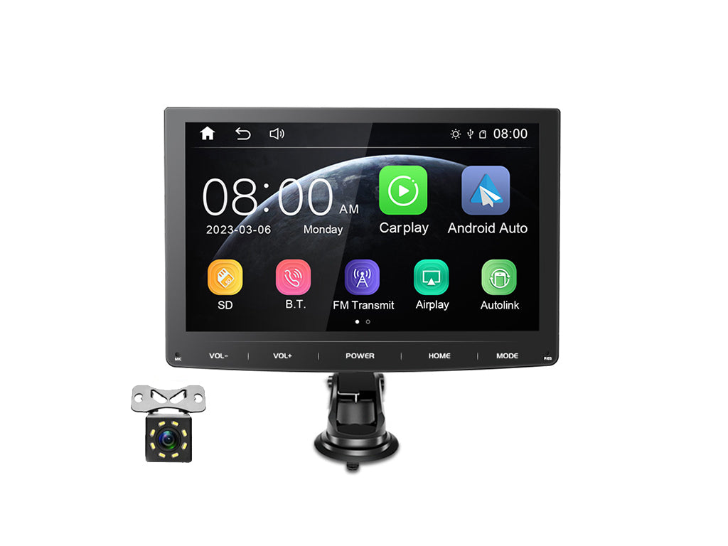 7" Portable CarPlay Android Auto Unit IPS Screen