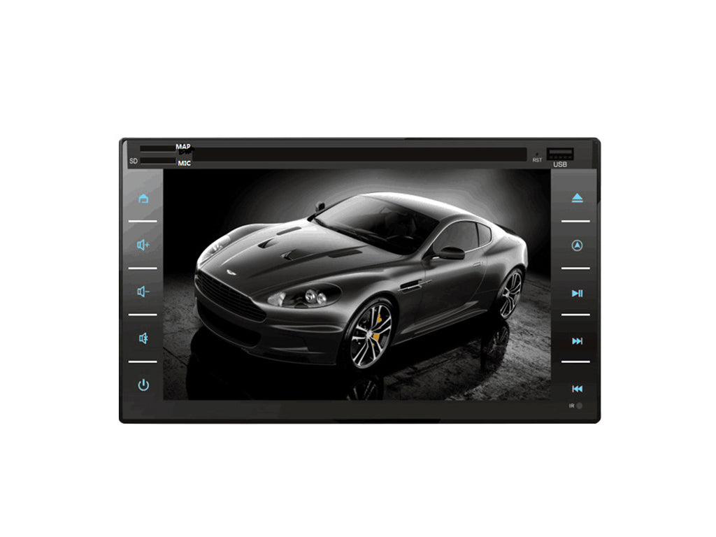 6.2" Car Bluetooth CD DVD Player with Touch Buttons