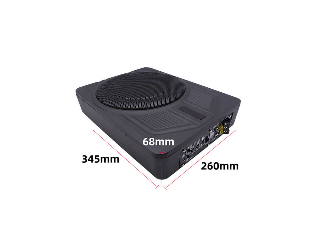 10" 600W Active Under Seat Car Subwoofer