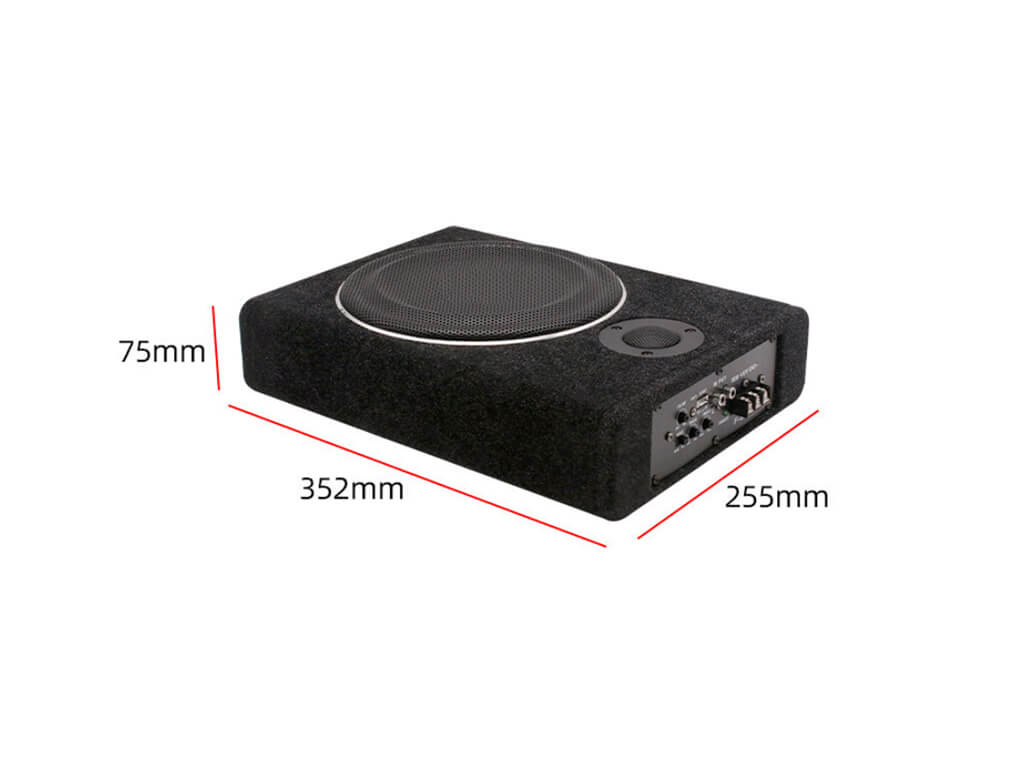 8" 600W Active Under Seat Car Subwoofer