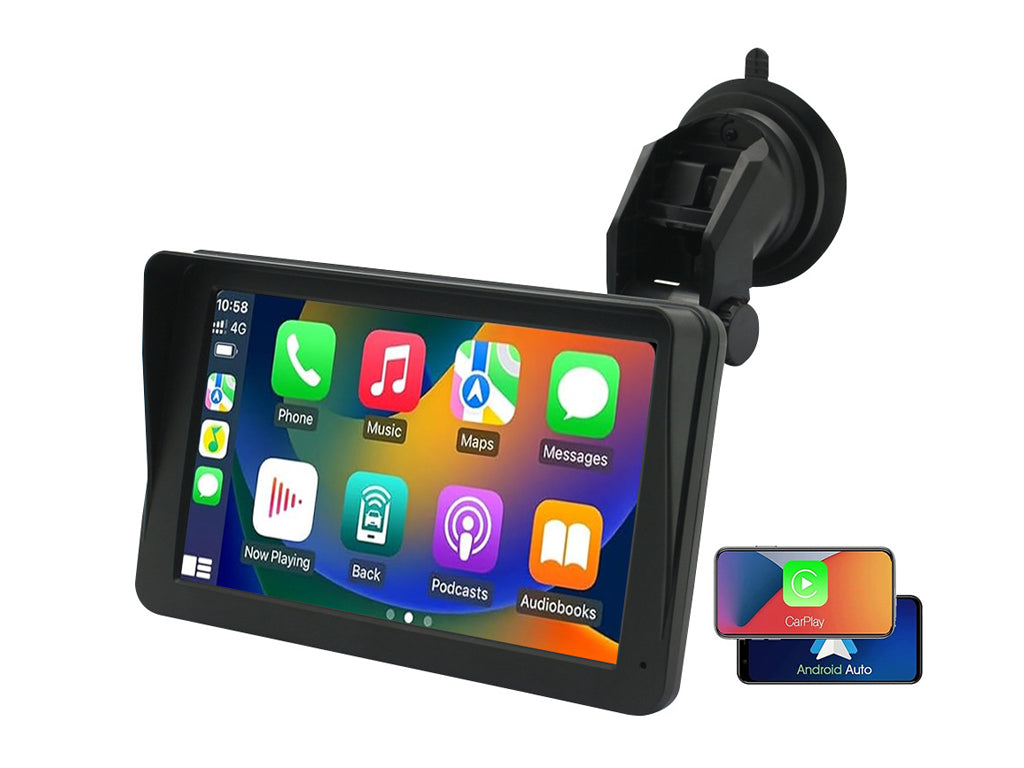 7" Universal CarPlay Android Auto Navigation Unit