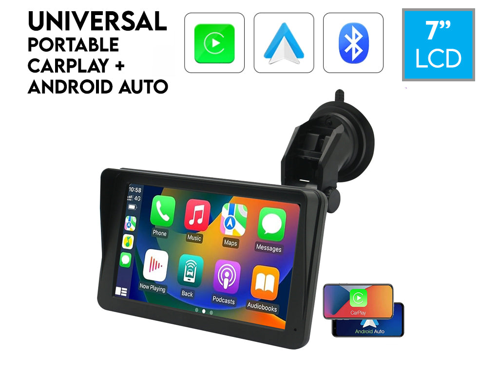 7" Universal CarPlay Android Auto Navigation Unit