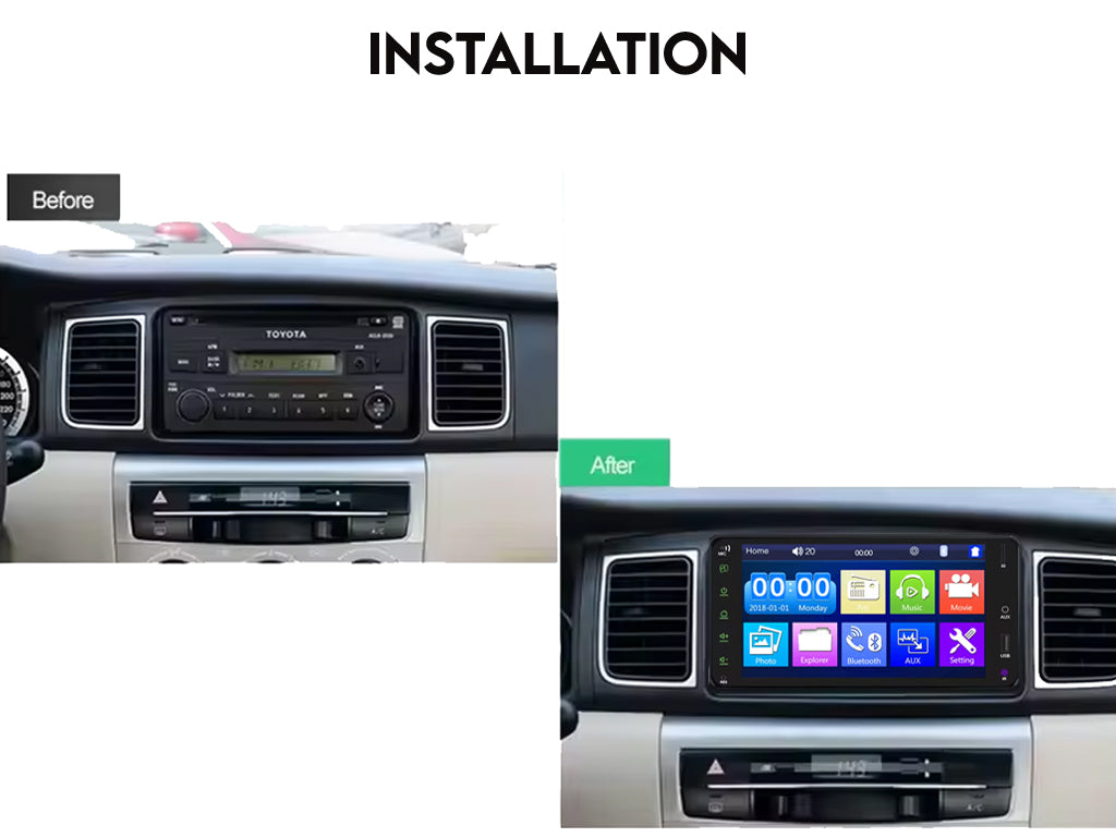 For Toyota Universal 7" Car MP5 Player