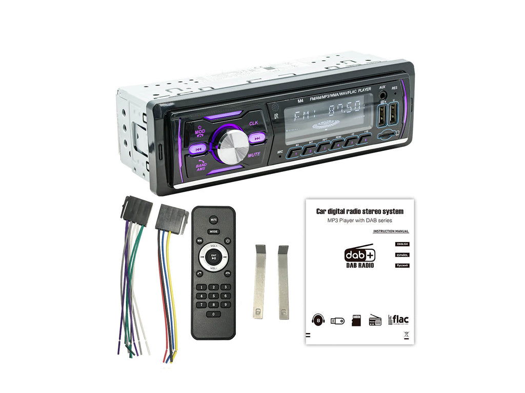 DAB/DAB+ RDS FM AM Single Din 12V Head Unit