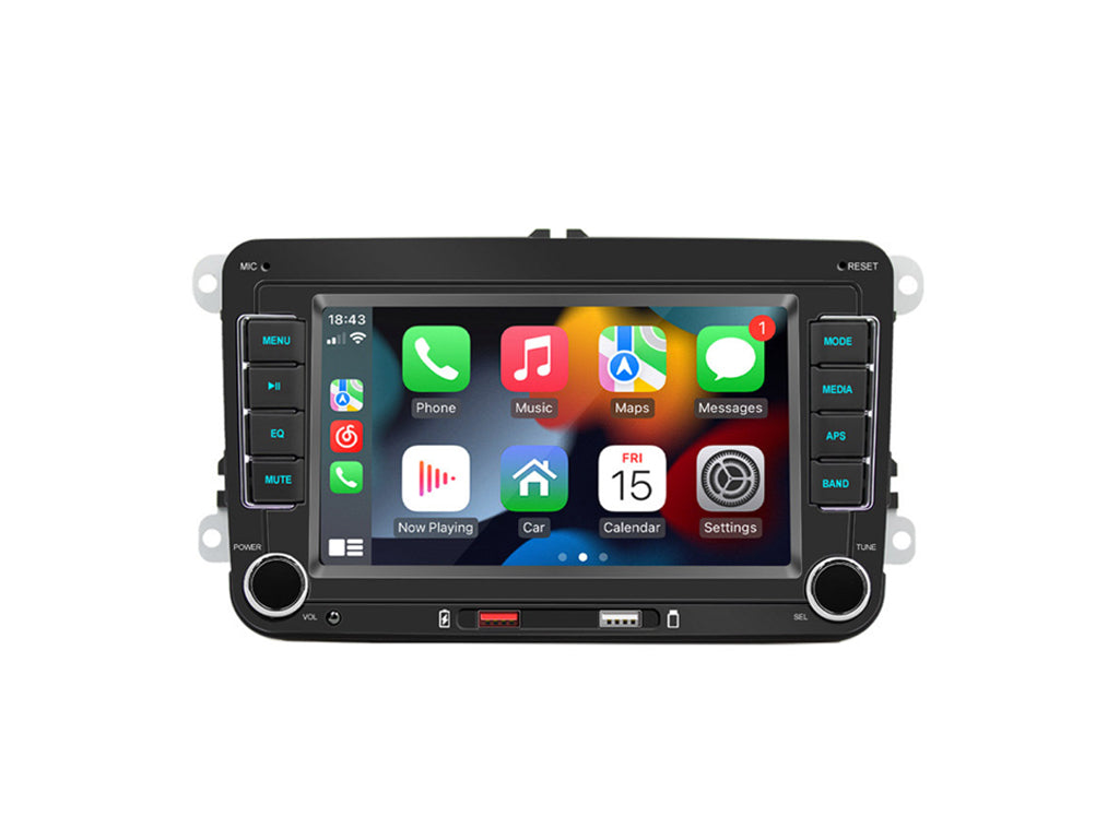 7" For VW Skoda Wireless CarPlay Android Auto Car Stereo