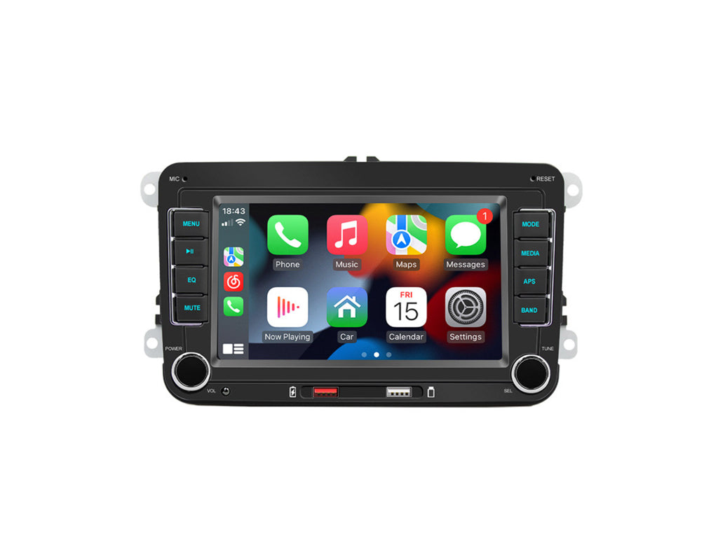 7" For VW Skoda Wireless CarPlay Android Auto Car Stereo