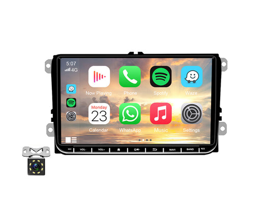 For VW 9" Android Car Stereo CarPlay Android Auto 2GB Ram 64GB Rom