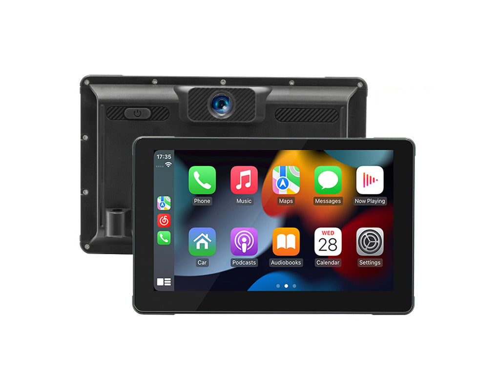 7" Motorbike Navigator Dash Cam CarPlay Android Auto IP65