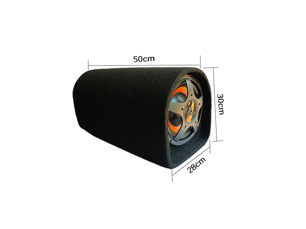 10” 600W Tube Boxed Active Sub with Amplifier