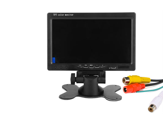 7" Vehicle Monitor 12V-36V Dual AV Inputs