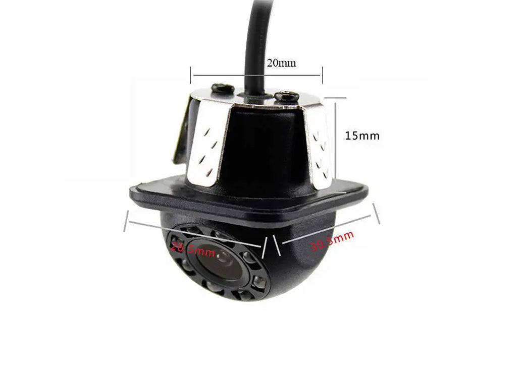 12V 8 LED Dome CCD Car Reversing Camera