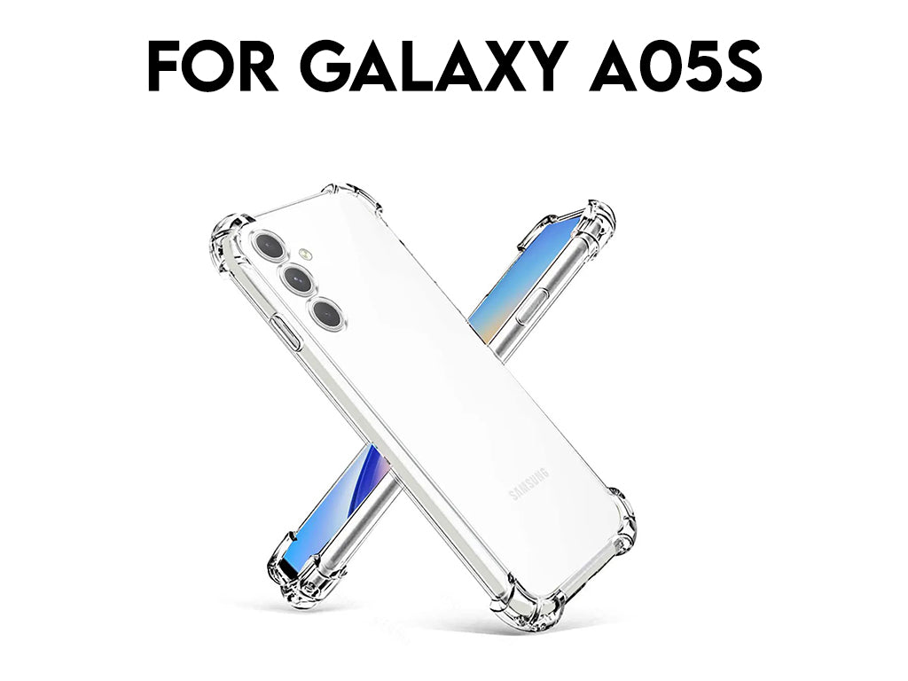 For Galaxy A05S Transparent Shockproof TPU Case 1.5mm