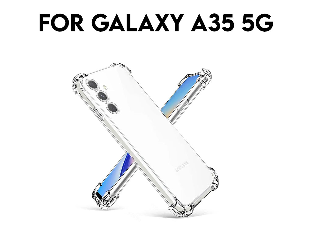 For Galaxy A35 5G Transparent Shockproof TPU Case 1.5mm