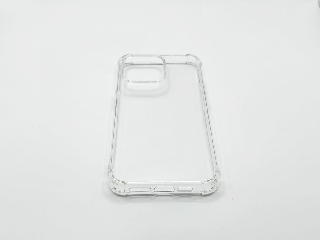 For iPhone 15 Pro Max Transparent Shockproof TPU Case 1.5mm