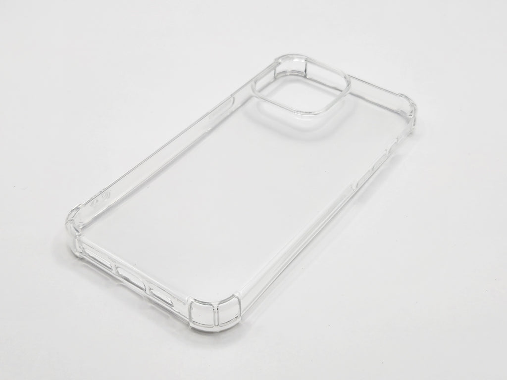 For iPhone 15 Pro Max Transparent Shockproof TPU Case 1.5mm