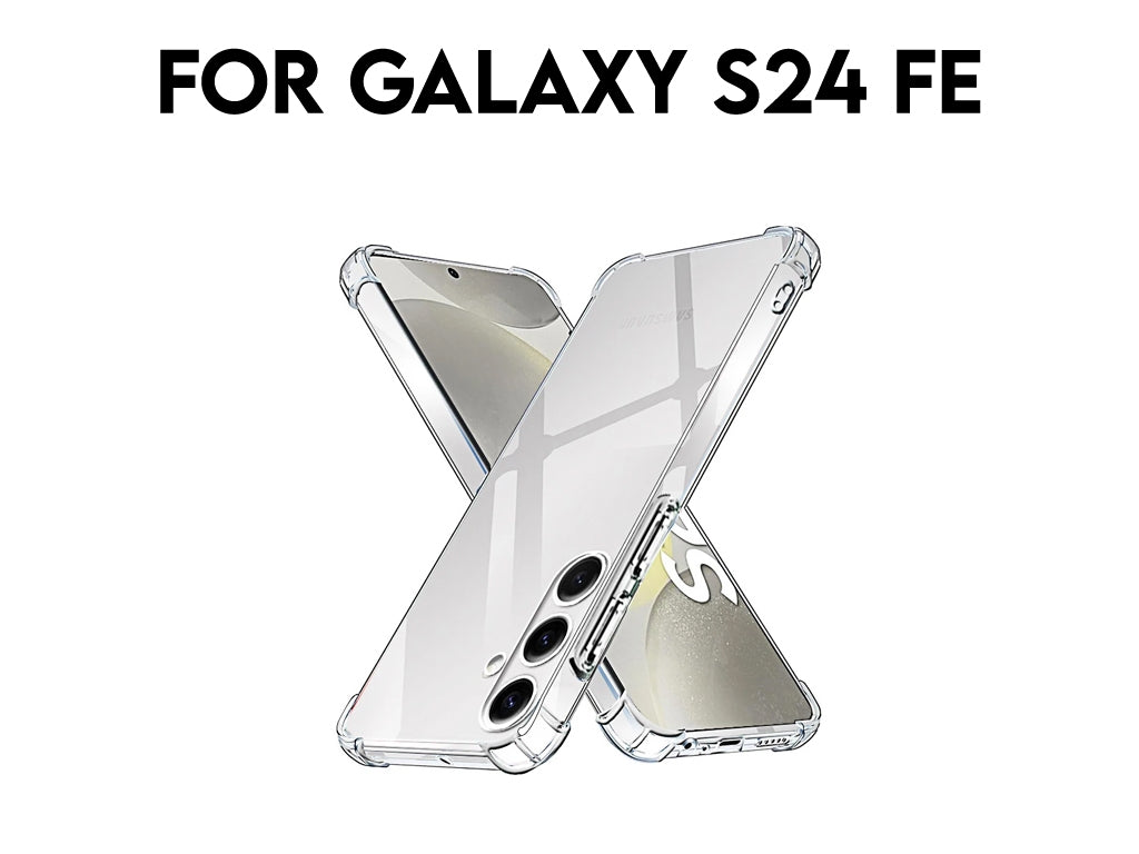 For Galaxy S24 FE Transparent Shockproof TPU Case 1.5mm