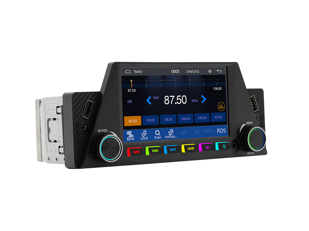 4.7" Single Din Tri Shape Wireless CarPlay Android Auto