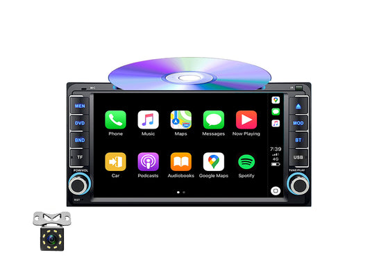 6.95" For Toyota Car DVD Player Wireless CarPlay Android Auto