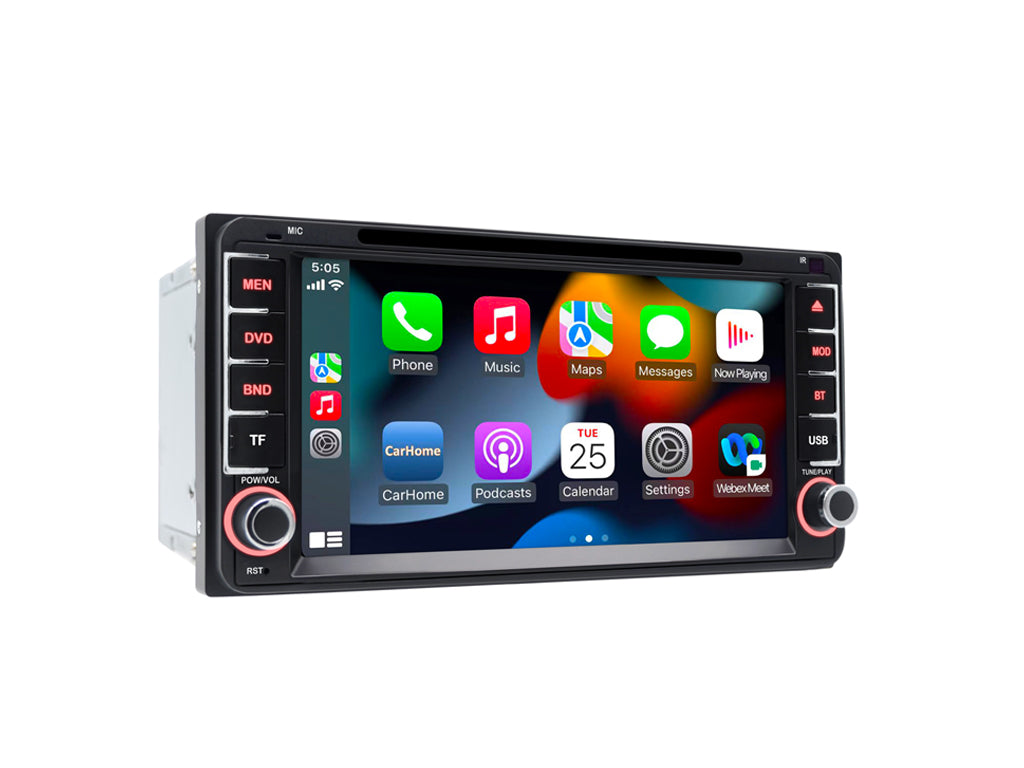 6.95" For Toyota Car DVD Player Wireless CarPlay Android Auto