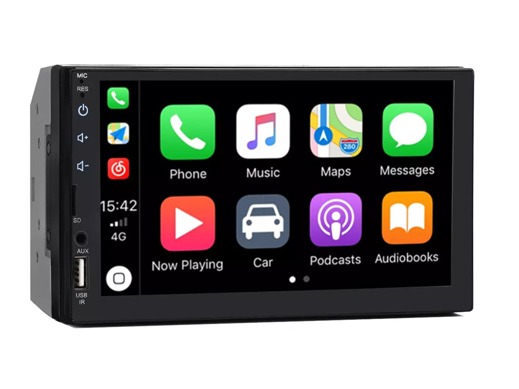 7" 2 Din Wired CarPlay Android Auto Car Stereo