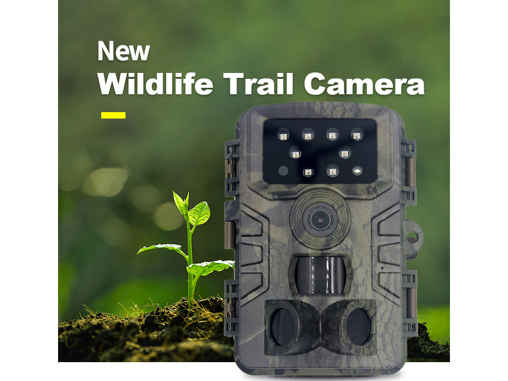 Camo 1080P 20MP Hunting Trail Camera 8 LED 2" LCD