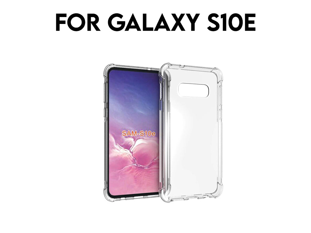 For Samsung S10e Transparent Shockproof TPU Case 1.5mm