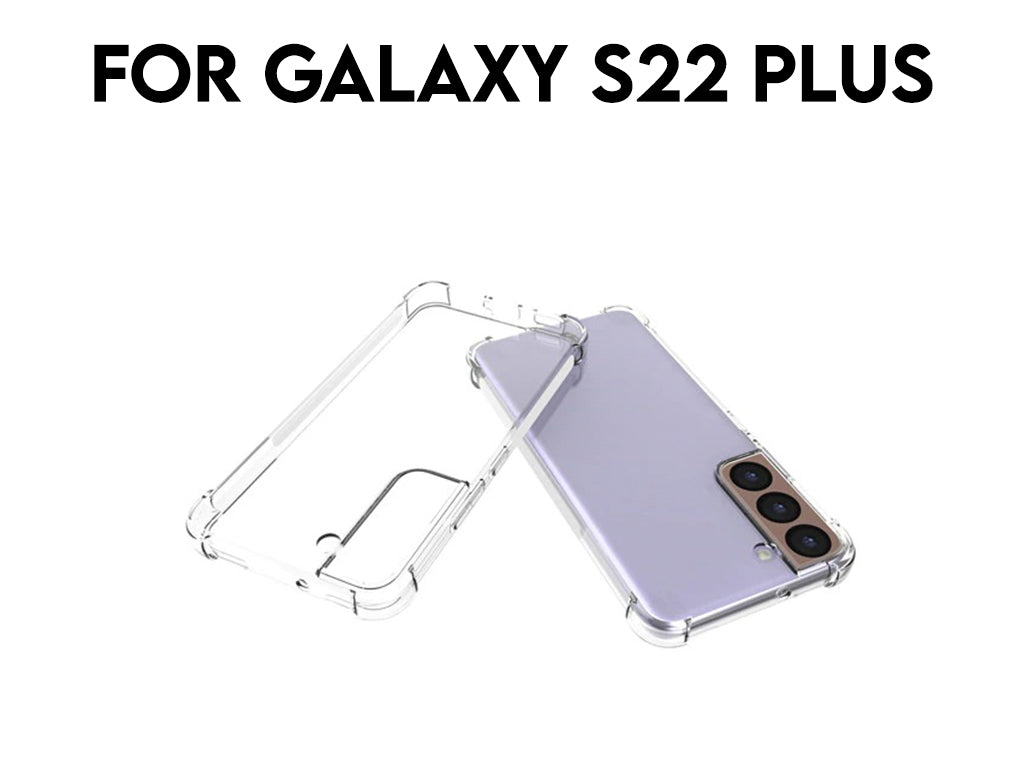 For Galaxy S22 Plus Transparent Shockproof TPU Case 1.5mm