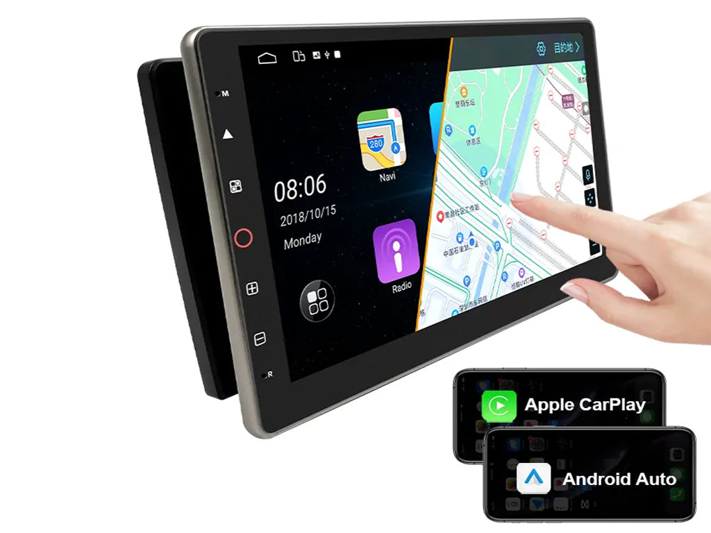 10.1" Rotating Android Car Stereo 2GB RAM 32GB Rom CarPlay Android Auto