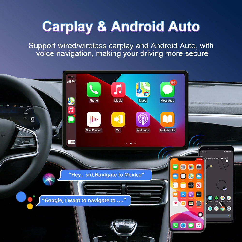 13.3" Wireless CarPlay Android Auto Head Unit