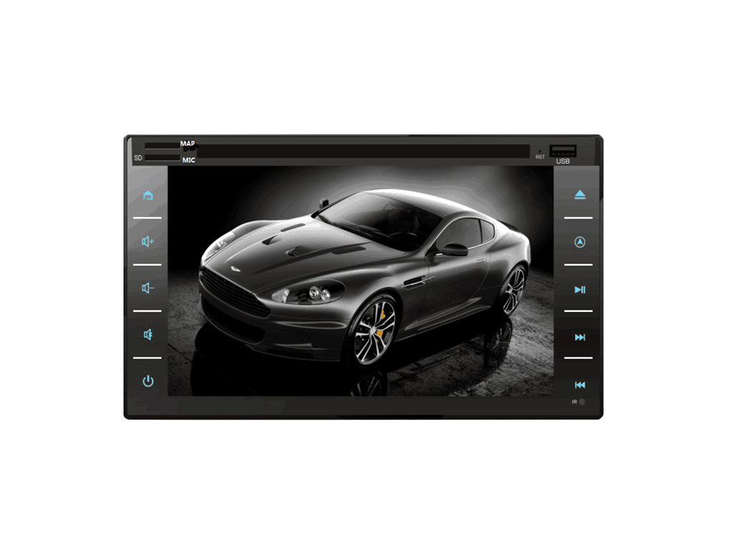 6.2" Car Bluetooth CD DVD Player with Touch Buttons