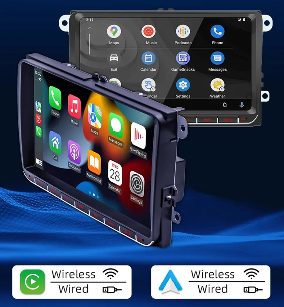 For VW 9" Android Car Stereo CarPlay Android Auto