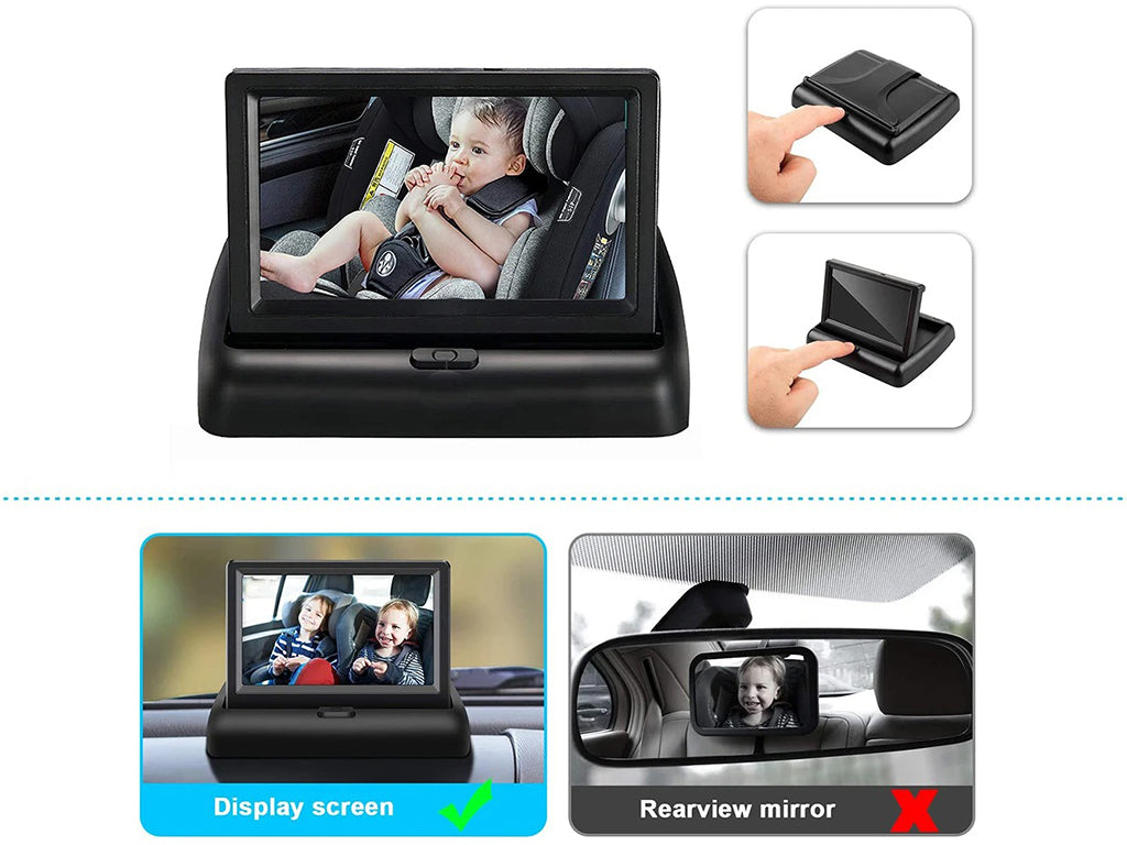 5" Baby Car Monitor Seat Bracket Camera Set