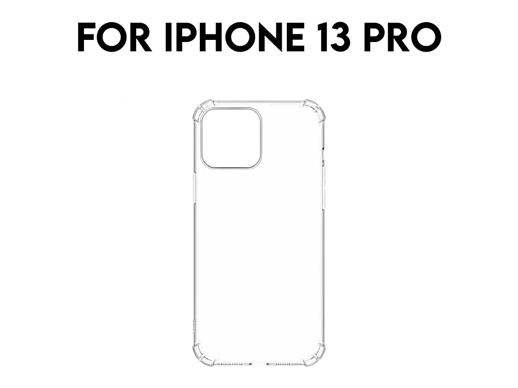 For iPhone 13 Pro Transparent Shockproof TPU Case 1.5mm