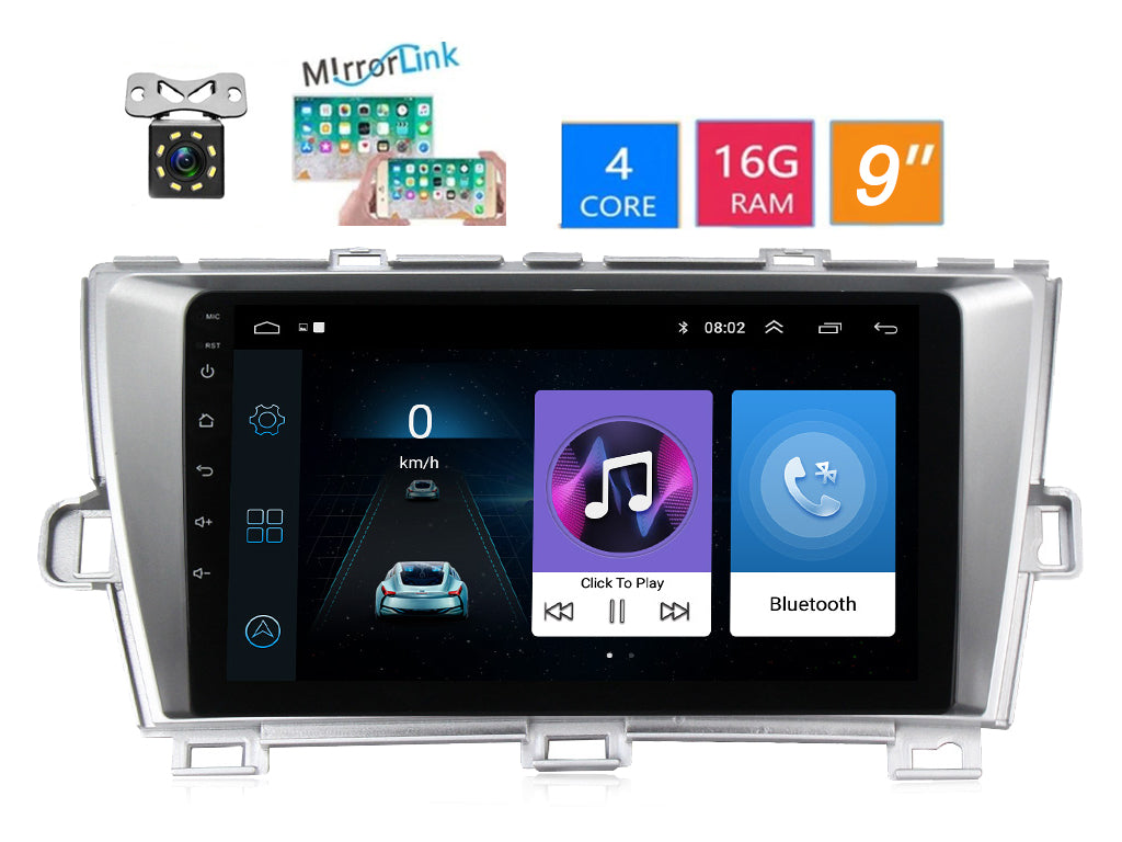 For Toyota Prius 2009 - 2015 9" Android Car Stereo